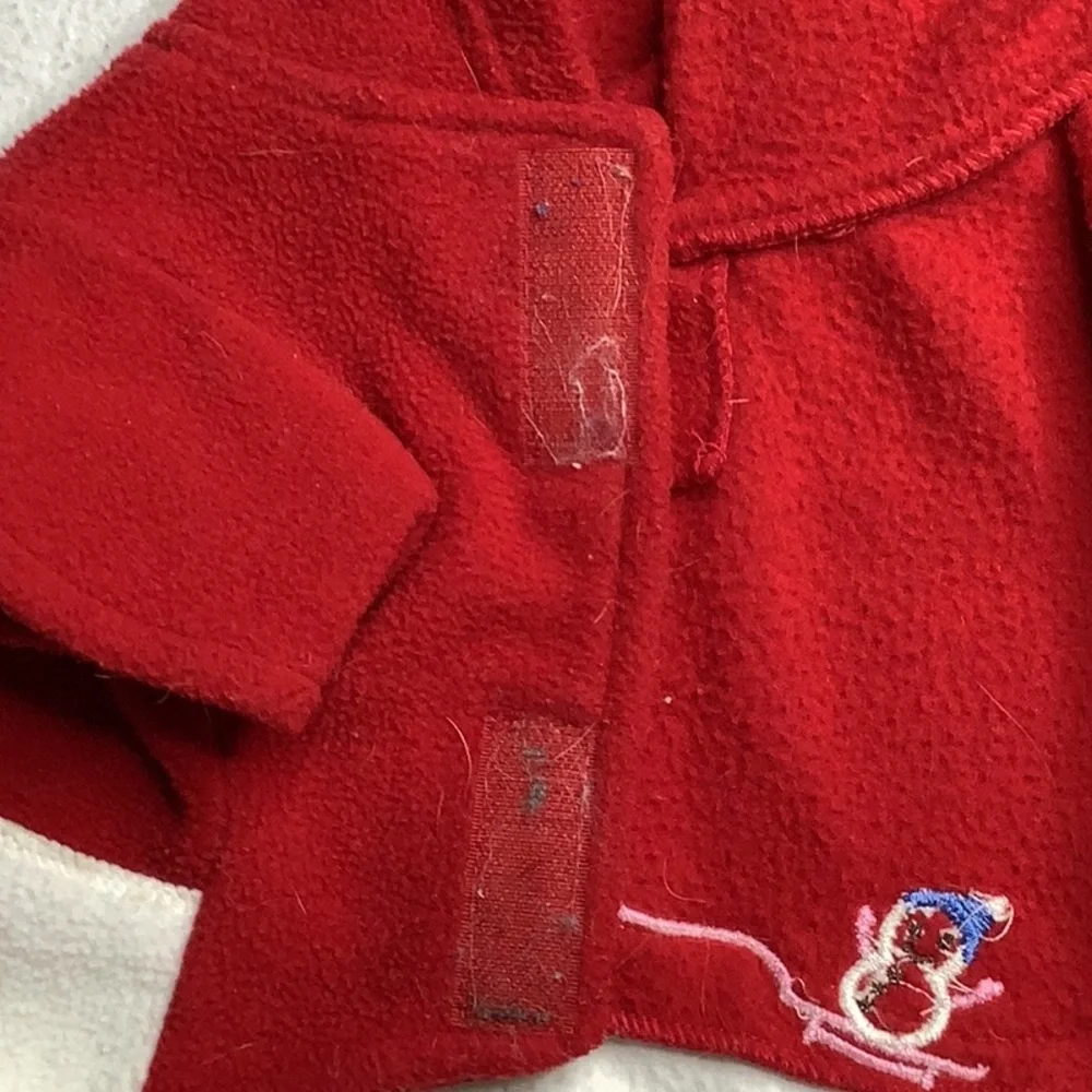 Polar Fleece Christmas Dog Hoodie
